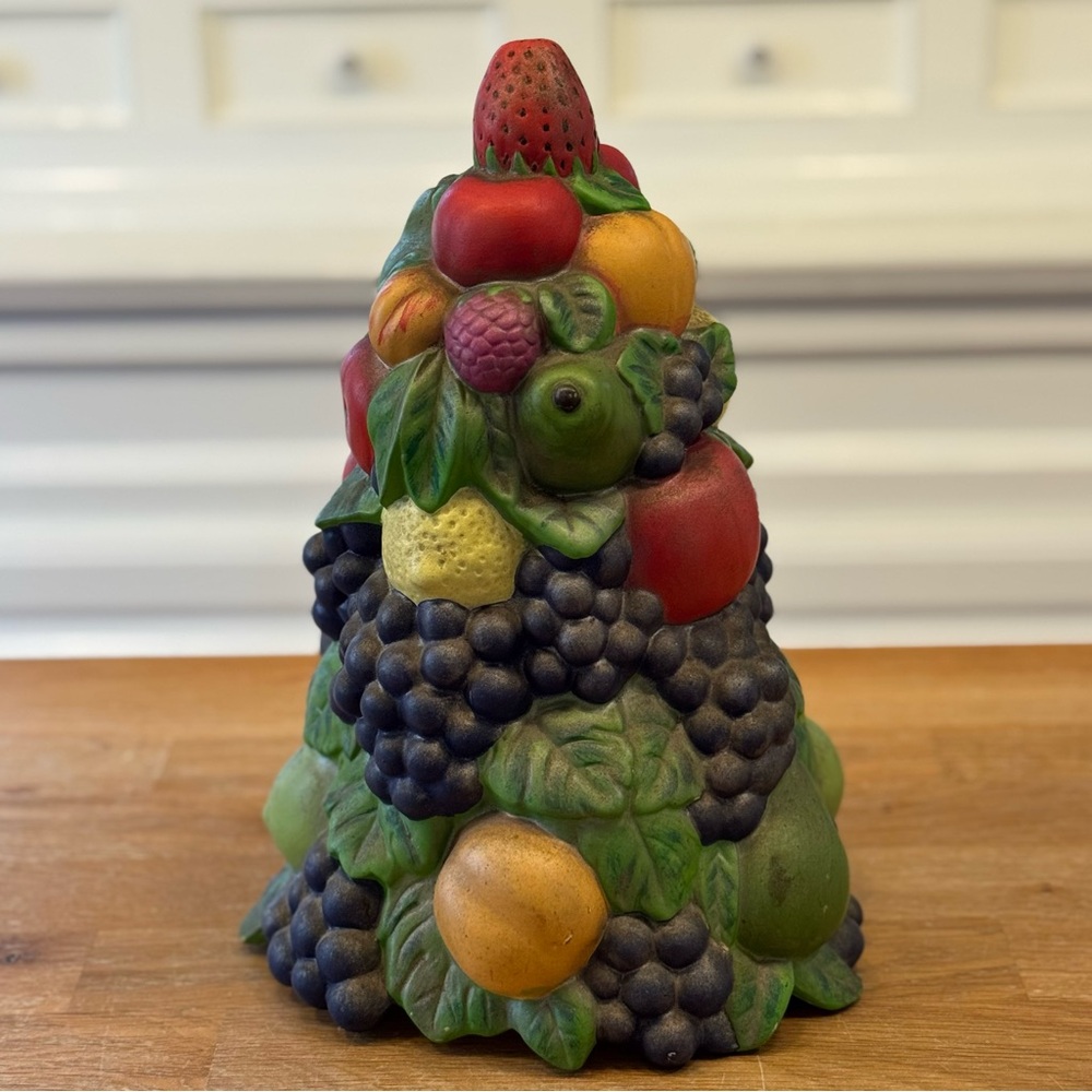 Vintage Holland Mold Ceramic Fruit Topiary Mid-Century Kitchen Decor